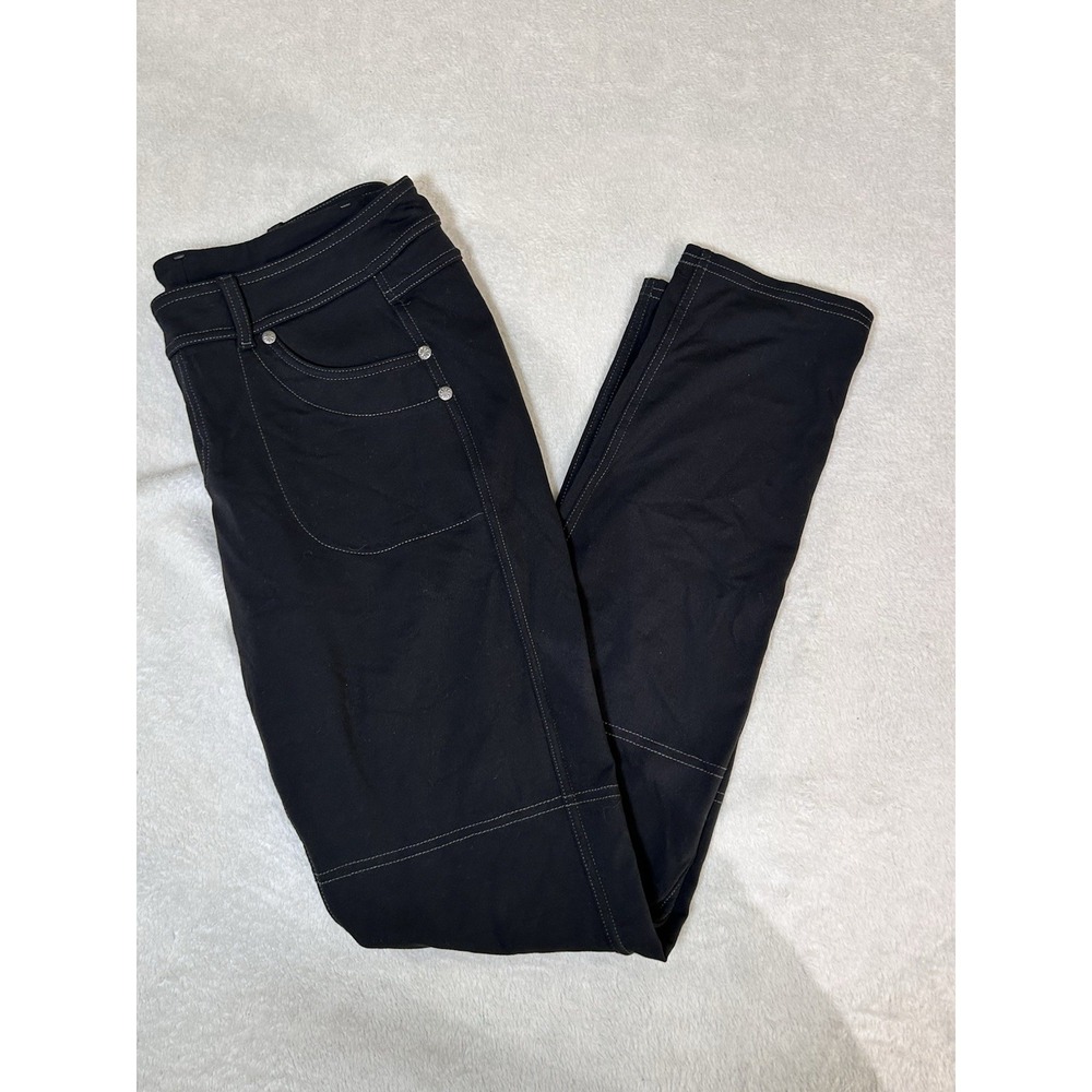 Athleta Pants Women Med Black Skinny Stretch Pockets